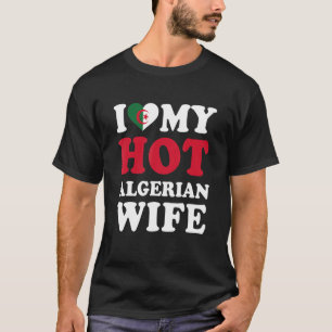 Camiseta Amo a mi divertida esposa argelina Regalo divertid