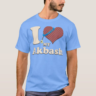 Camiseta Amo A Mi Dueño De Perros Del Corazón De Akbash 