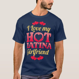 Camiseta Amo A Mi El día de San Valentín Latina Girlfriend