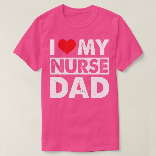 Camiseta Amo A Mi Enfermera (Diseño del anverso)