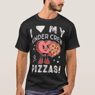 Camiseta Amo a mi equipo de niños a la escuela infantil Piz