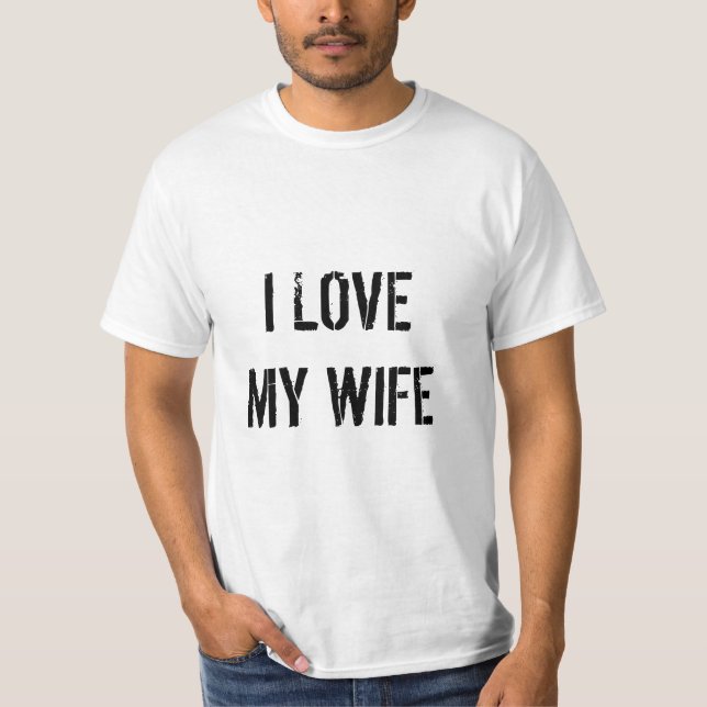 CAMISETA AMO A MI ESPOSA (Anverso)