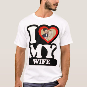 Camiseta Amo a mi esposa 1974 - Foto Personalizado personal