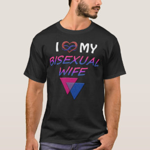 Camiseta Amo a mi esposa bisexual