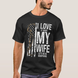 Camiseta Amo a mi esposa Bow Hunter Archer Fisher
