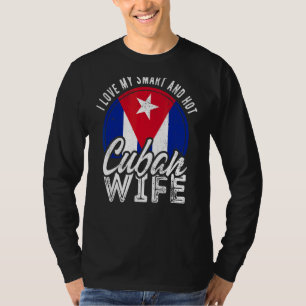 Camiseta Amo A Mi Esposa Cubana Inteligente Y Caliente