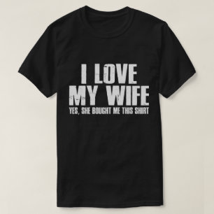 Camiseta Amo a mi esposa, El día de San Valentín amable