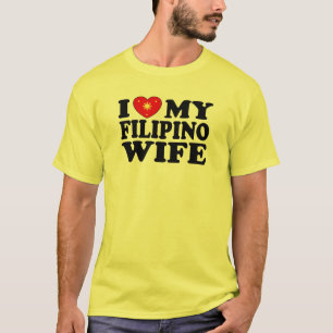 Camiseta Amo a mi esposa filipina