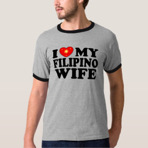 Camiseta Amo a mi esposa filipina