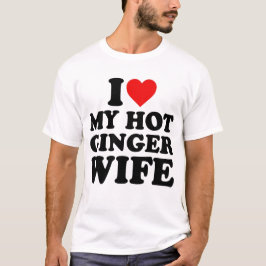 Camiseta Amo a mi esposa Ginger