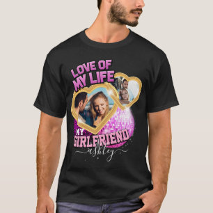 Camiseta Amo a mi Esposa Novia Nombre Personalizado San Val