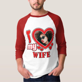 Camiseta Amo A Mi Esposa Personalizada