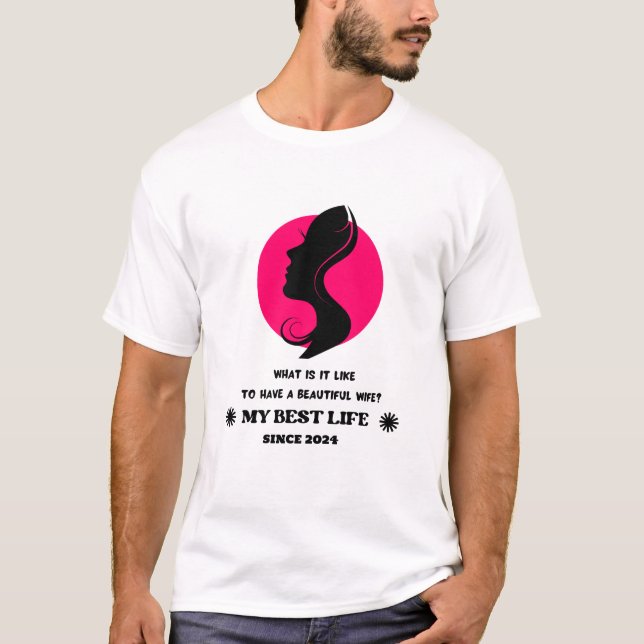 Camiseta Amo a mi esposa personalizado (Anverso)