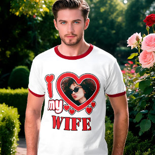 Camiseta Amo a Mi Esposa Personalizado