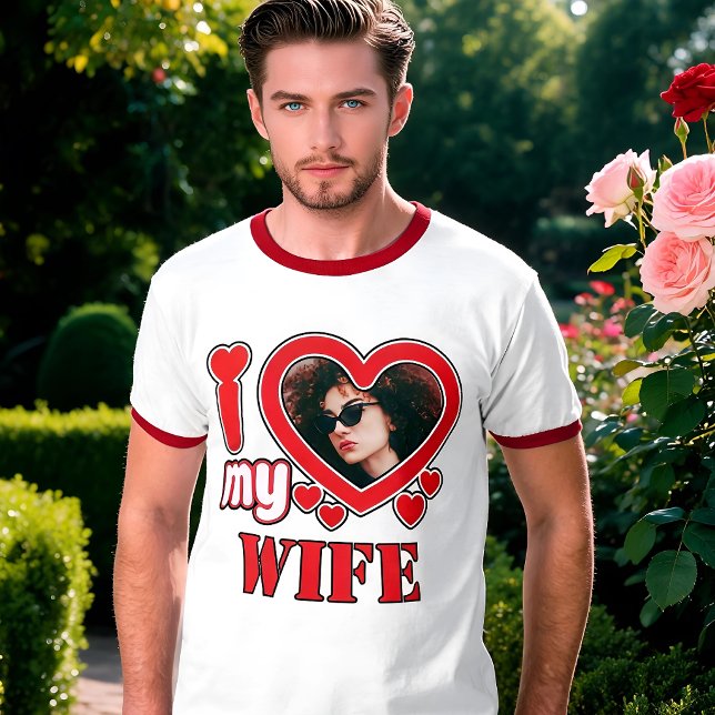 Camiseta Amo a Mi Esposa Personalizado (Subido por el creador)