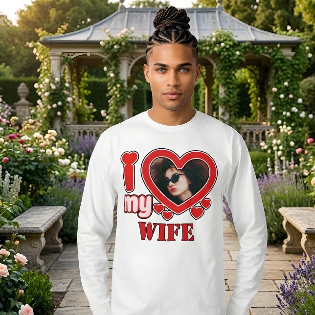 Camiseta Amo a Mi Esposa Personalizado (Subido por el creador)