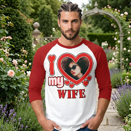 Camiseta Amo a mi esposa Personalizado