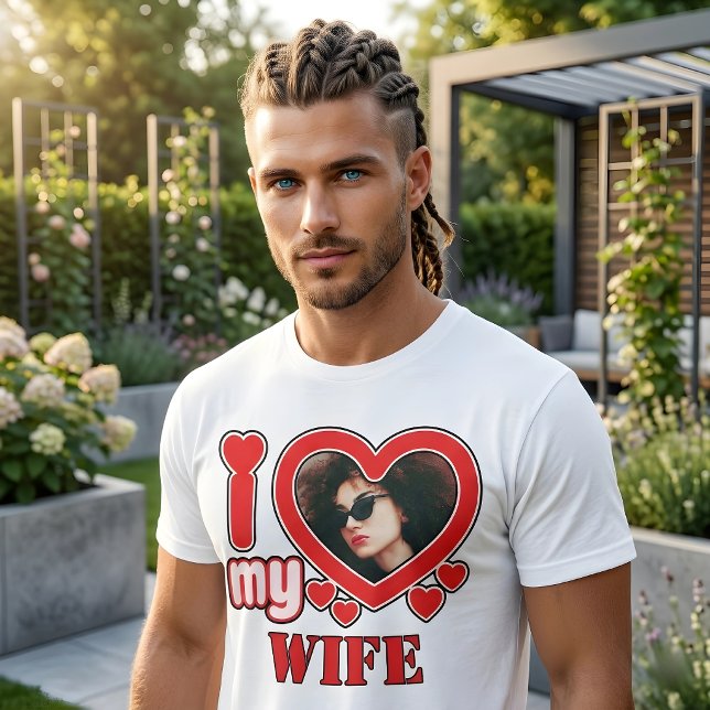 Camiseta Amo a Mi Esposa Personalizado (Subido por el creador)