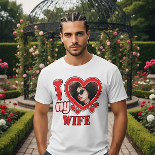 Camiseta Amo a mi esposa Personalizado