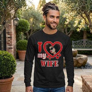 Camiseta Amo a mi esposa Personalizado