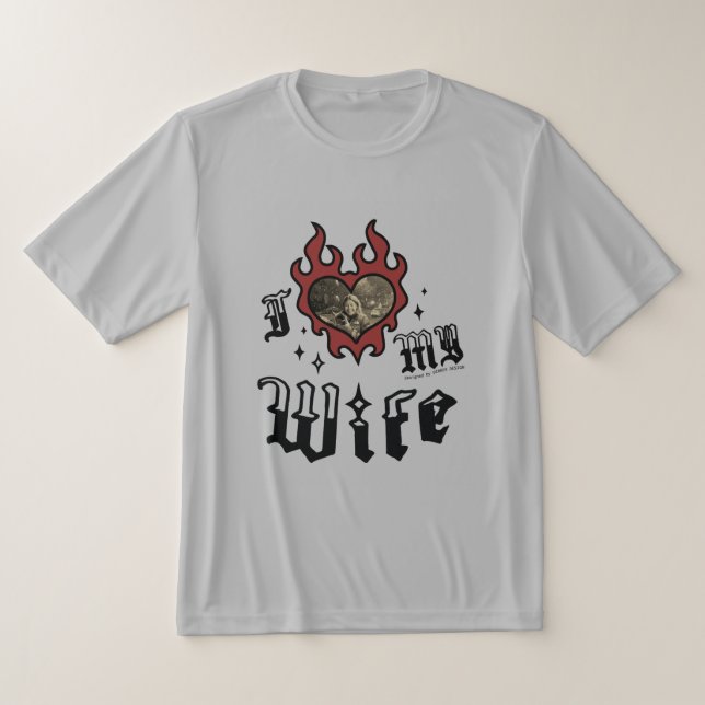 Camiseta Amo a mi esposa - Rojo - DingusDesign  (Distribución)