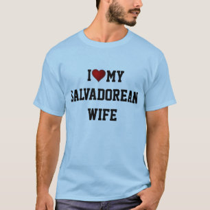 CAMISETA AMO A MI ESPOSA SALVADOREANA