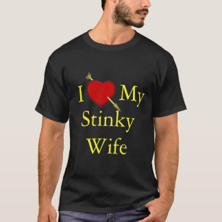 Camiseta Amo a mi esposa Stinky