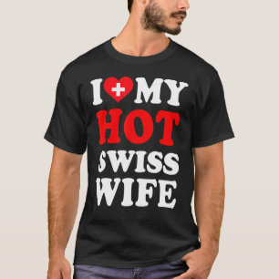 Camiseta Amo a mi esposa suiza caliente