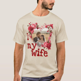 Camiseta Amo a mi esposa Tendencias personalizadas 2026