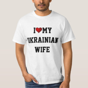 Camiseta Amo a mi esposa ucraniana