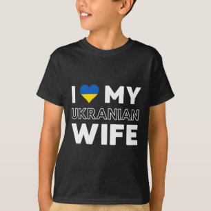 Camiseta Amo a mi esposa ucraniana
