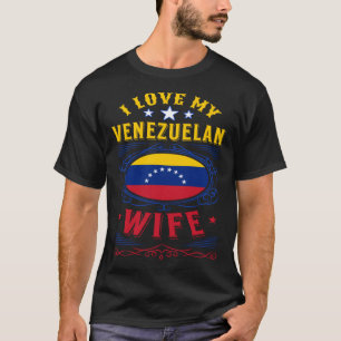 Camiseta Amo a mi esposa venezolana
