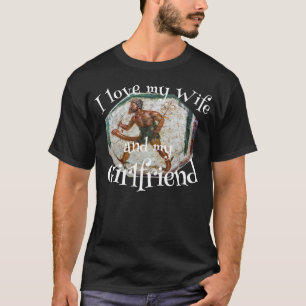 Camiseta Amo a mi esposa y novia