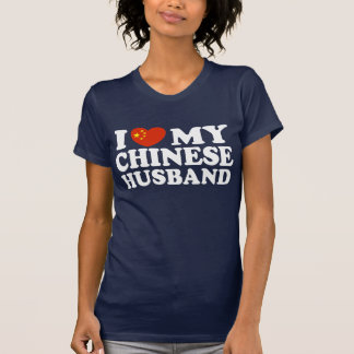 Camiseta Amo a mi esposo chino