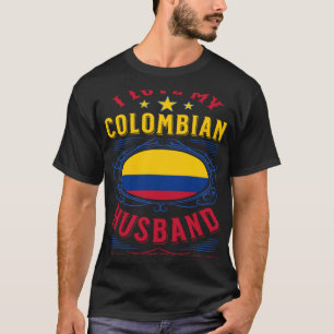 Camiseta Amo a mi esposo colombiano