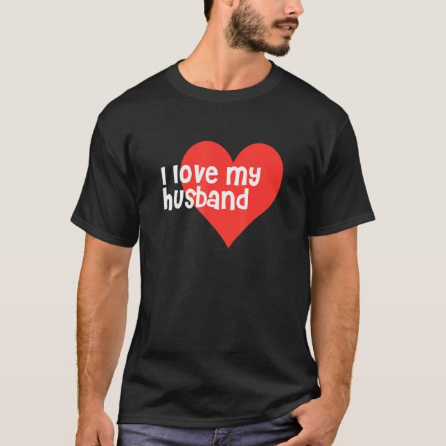 Camiseta Amo a mi esposo Día de San Valentín 2022 Valentine (Anverso)