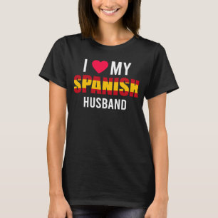 Camiseta Amo a mi esposo español día de San Valentín