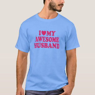 Camiseta Amo A Mi Esposo Increíble