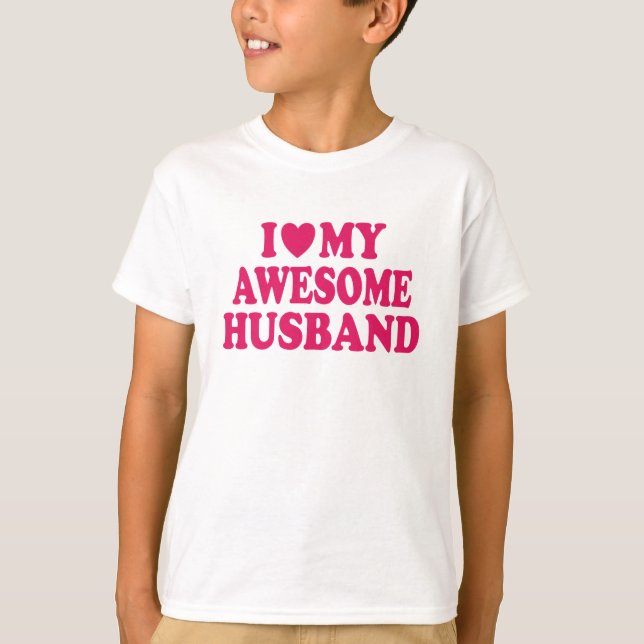 Camiseta Amo A Mi Esposo Increíble (Anverso)