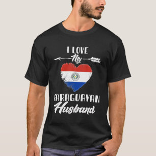 Camiseta Amo a mi esposo paraguayo Paraguay