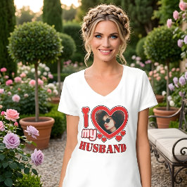 Camiseta Amo a mi esposo Personalizado