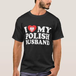 Camiseta Amo a mi esposo polaco