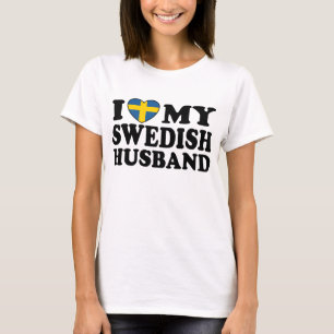 Camiseta Amo a mi esposo sueco