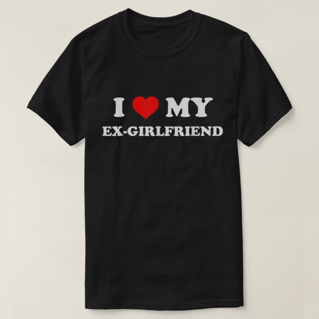 Camiseta Amo A Mi Ex Novia (Diseño del anverso)