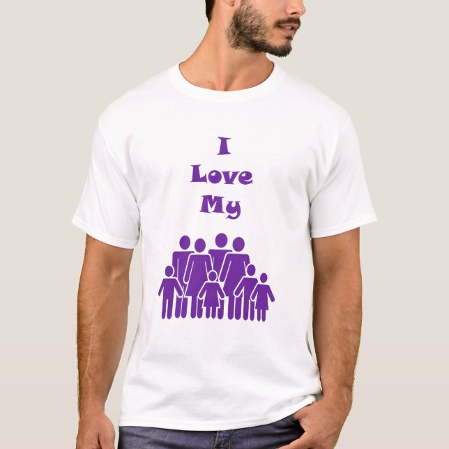 Camiseta Amo A Mi Familia (Anverso)