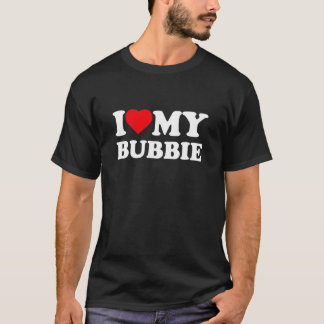 Camiseta Amo a mi familia Bubbie corazón abuela