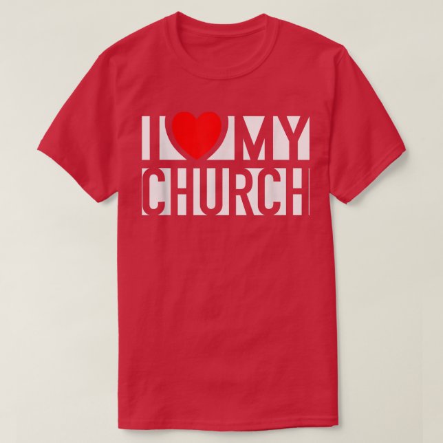 Camiseta Amo a mi familia de la iglesia Domingo Apoyo crist (Diseño del anverso)
