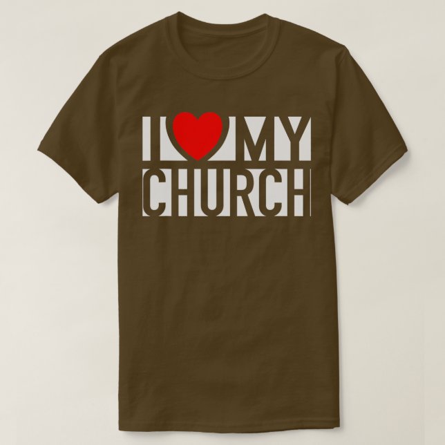 Camiseta Amo a mi familia de la iglesia Domingo Apoyo crist (Diseño del anverso)