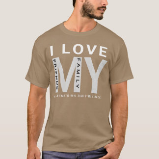 Camiseta Amo A Mi Familia Y Amigos