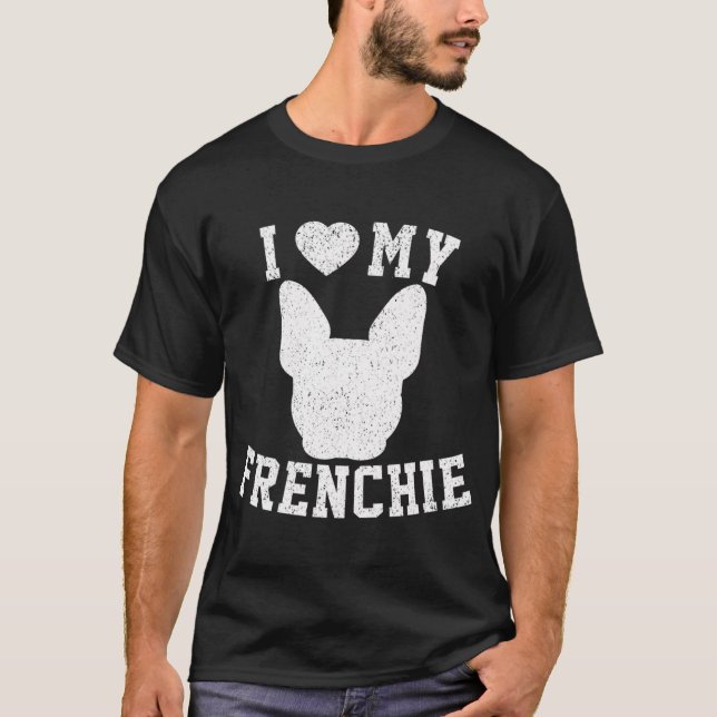 Camiseta Amo a mi Frenchie (Anverso)